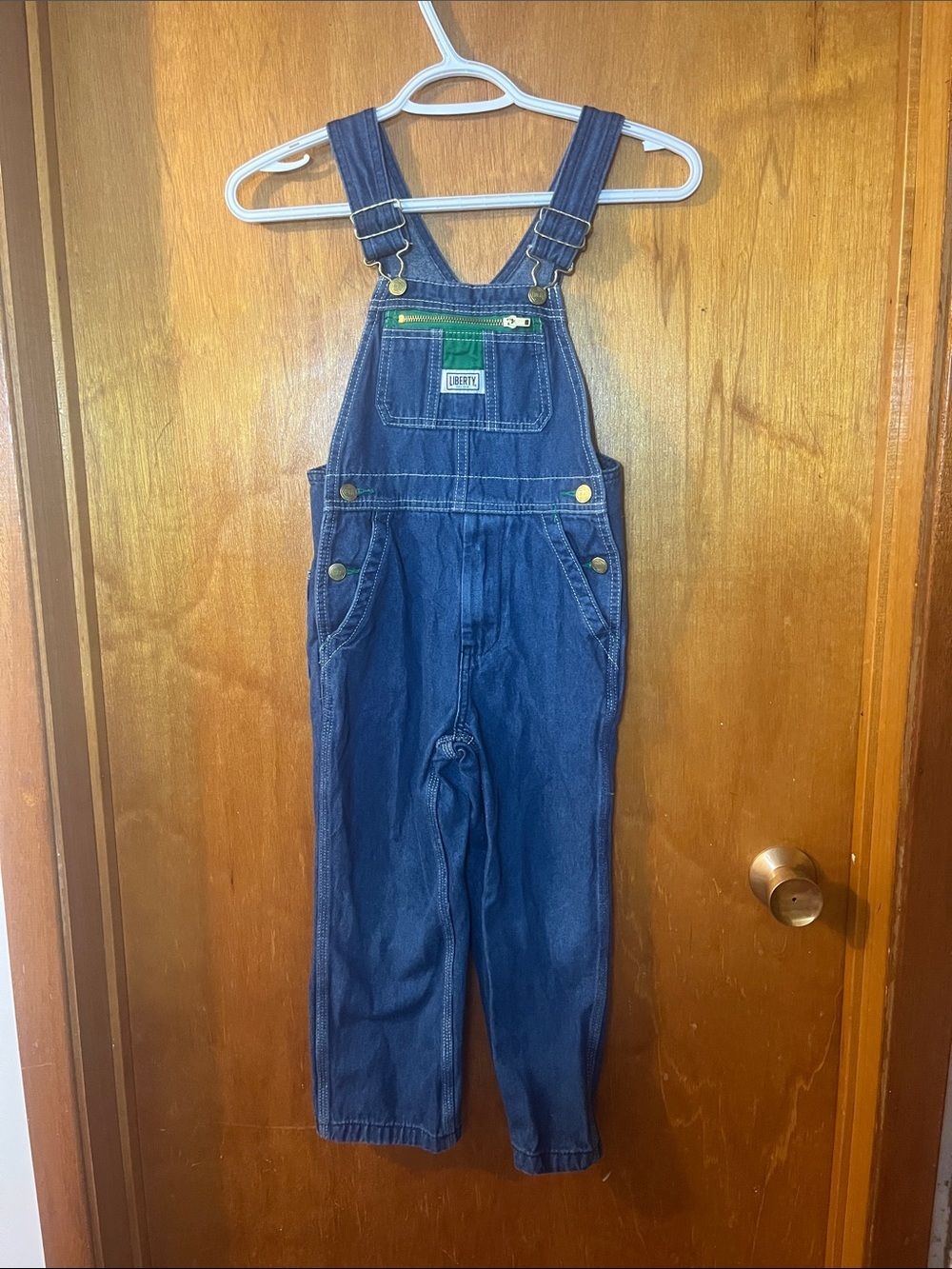 liberty Indigo Blue Denim Overalls with Bib Pocket 6